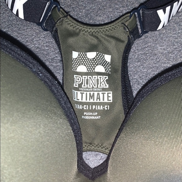 Army green PINK bra - Picture 2 of 3